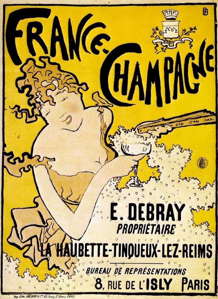 Poster di Champagne francese   Pierre Bonnard