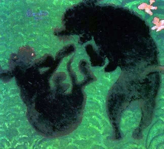 Two Poodles   Pierre Bonnard