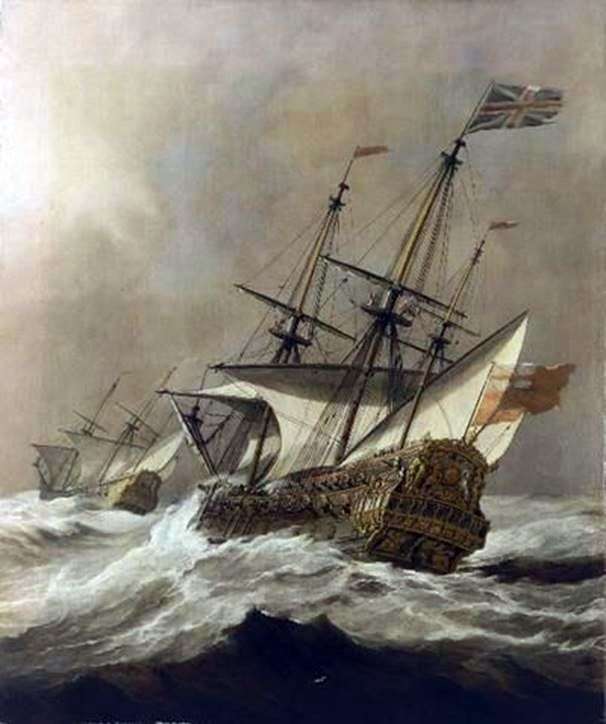 La nave nella tempesta   Willem van de Velde