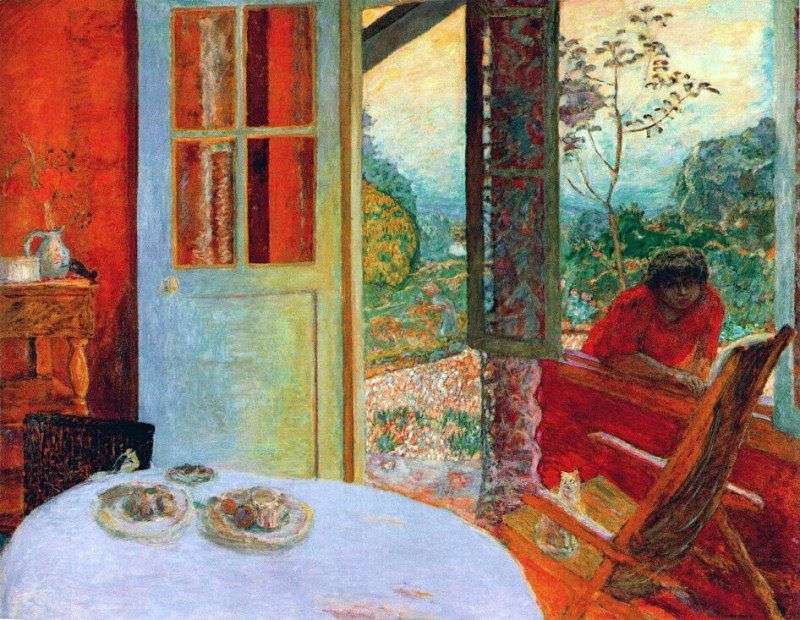 Cenare in una casa di campagna   Pierre Bonnard