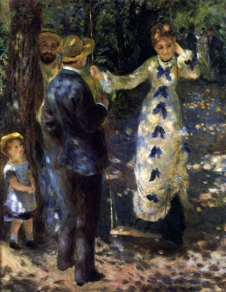 Altalena   Pierre Auguste Renoir