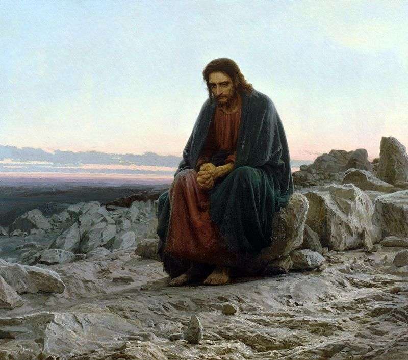 Cristo nel deserto   Ivan Kramskoy