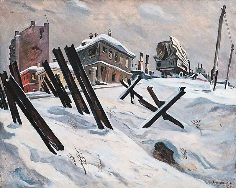 Periferia di Mosca. Novembre 1941   Alensander Deineka