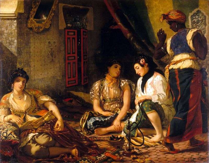 Donne algerine nelle loro camere   Eugene Delacroix