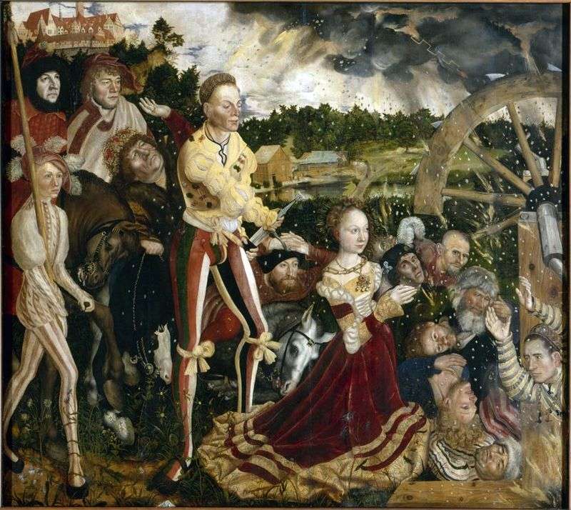 Il martirio di Santa Caterina   Lukas Cranach