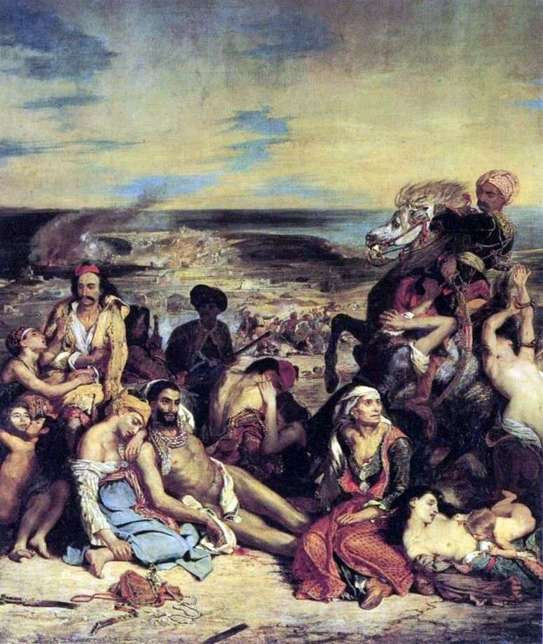 Massacro di Chios   Eugene Delacroix