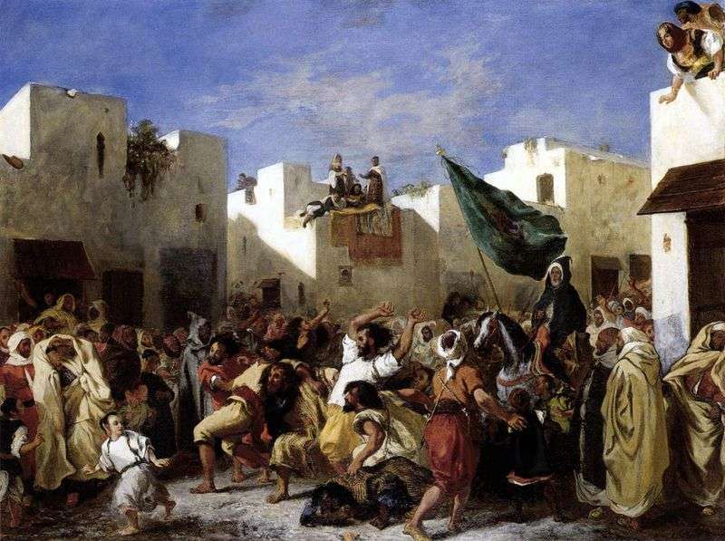 Fanatici a Tangeri   Eugene Delacroix
