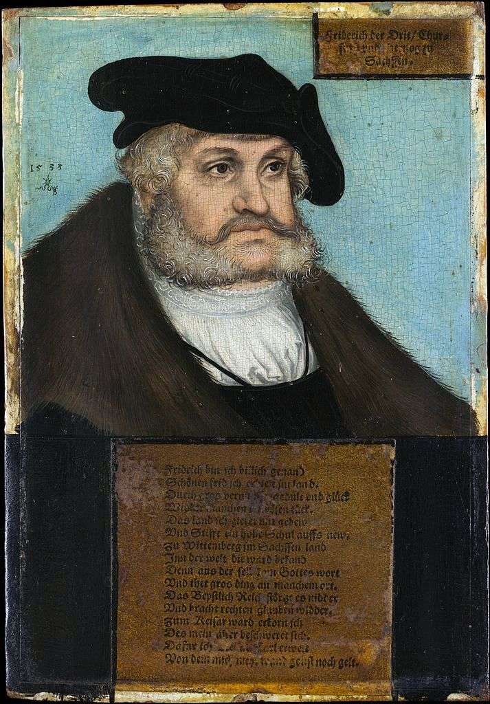 Ritratto di Federico il Saggio   Lukas Cranach
