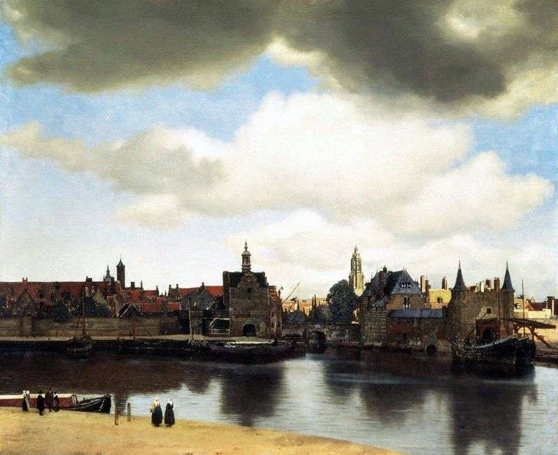 Vista della città di Delft   Jan Vermeer