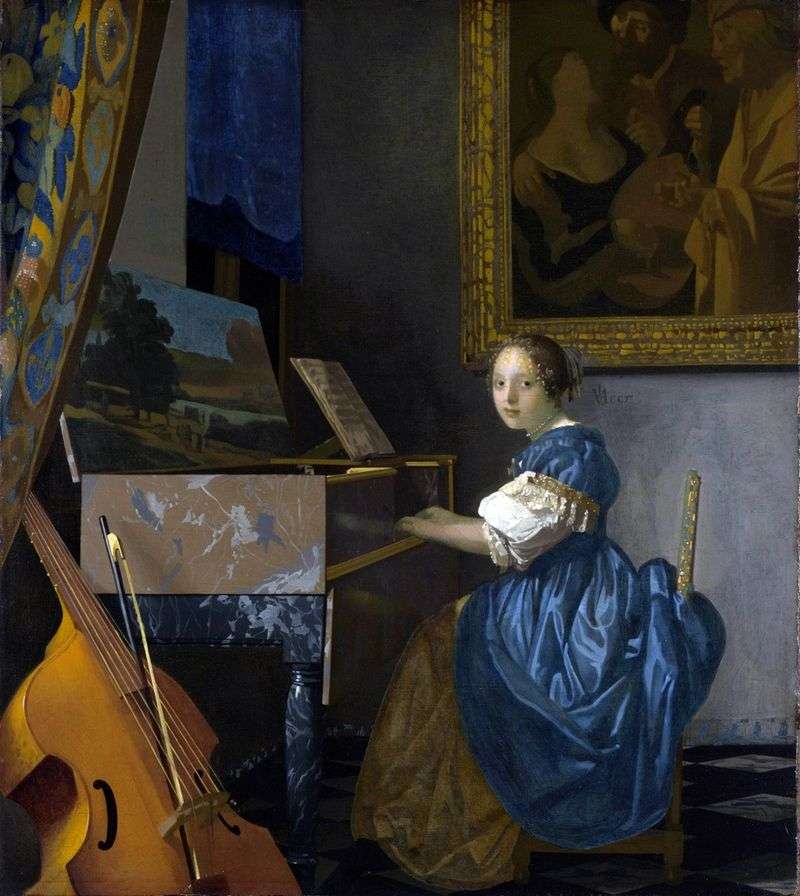Lady at Spinet   Jan Vermeer
