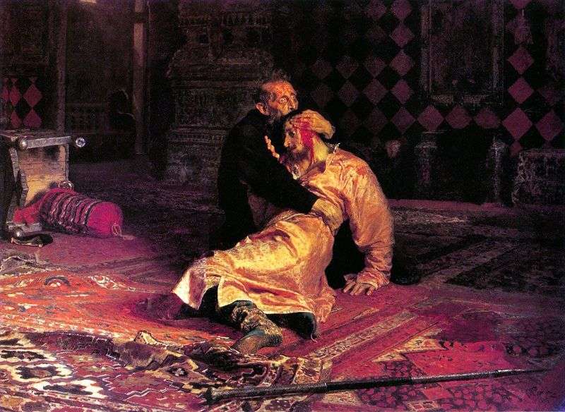 Ivan il Terribile e suo figlio Ivan   Ilya Repin