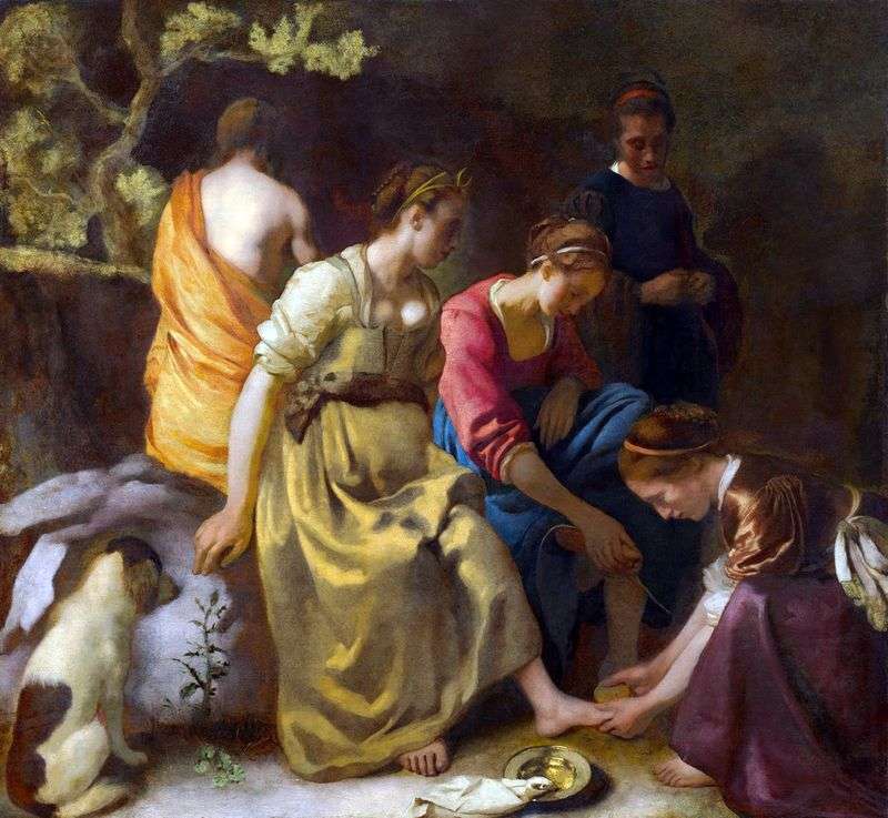 Diana e le ninfe   Jan Vermeer