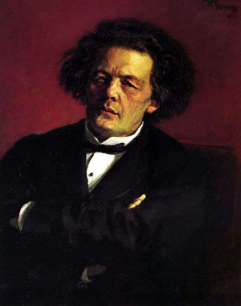 Ritratto di A. G. Rubinstein   Ilya Repin
