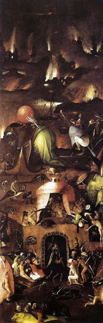 Linferno. Giudizio finale altare finale   Hieronymus Bosch