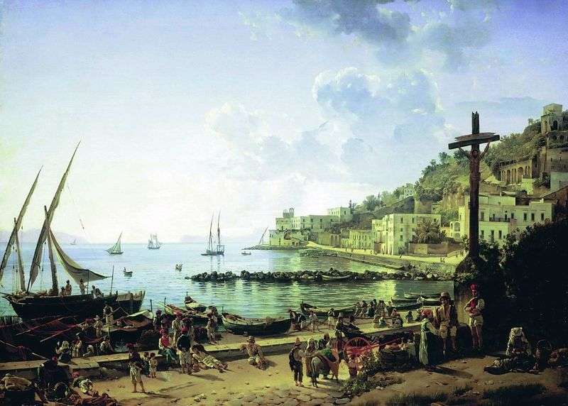 Argine di Mergellina a Napoli   Sylvester Shchedrin