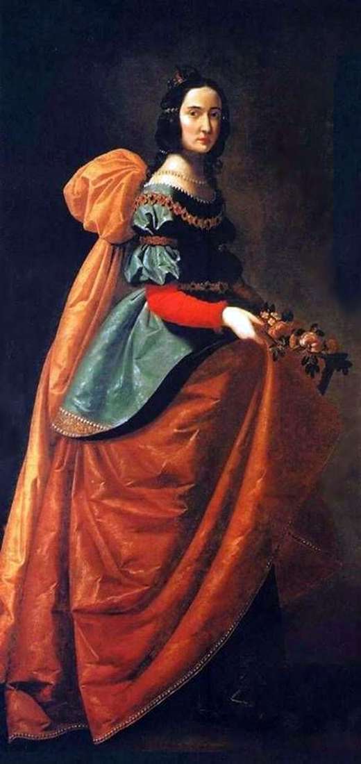Santa Elisabetta dUngheria   Francisco de Zurbaran