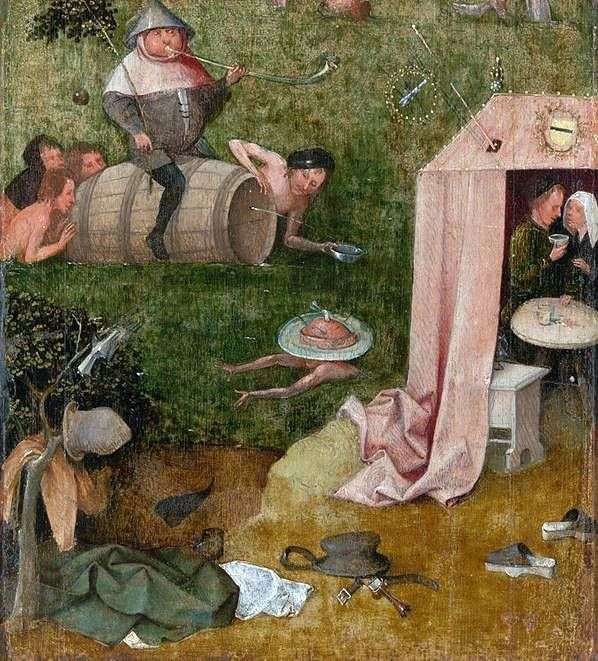 Allegoria della gola e della dilettevole   Hieronymus Bosch