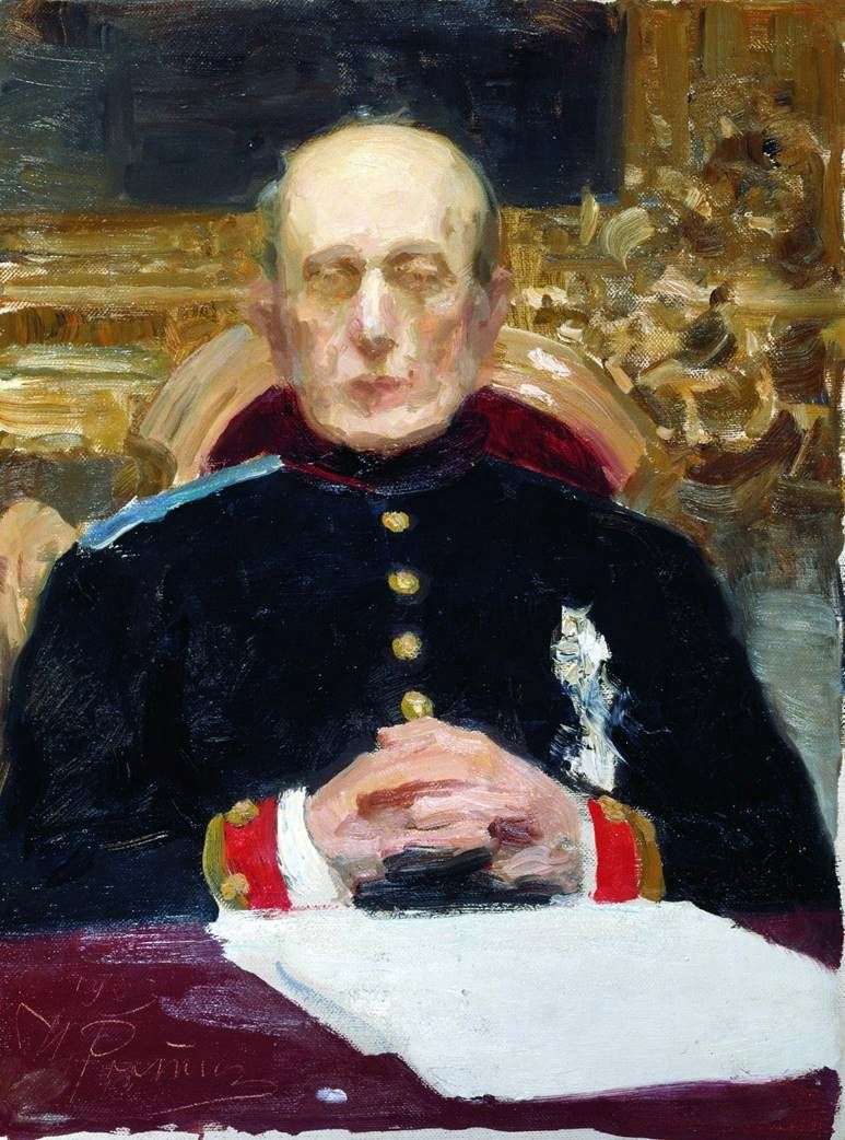 Ritratto di K. P. Pobedonostsev   Ilya Repin