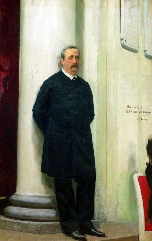 Ritratto del compositore e chimico Alexander Borodin Porfirievich   Ilya Repin