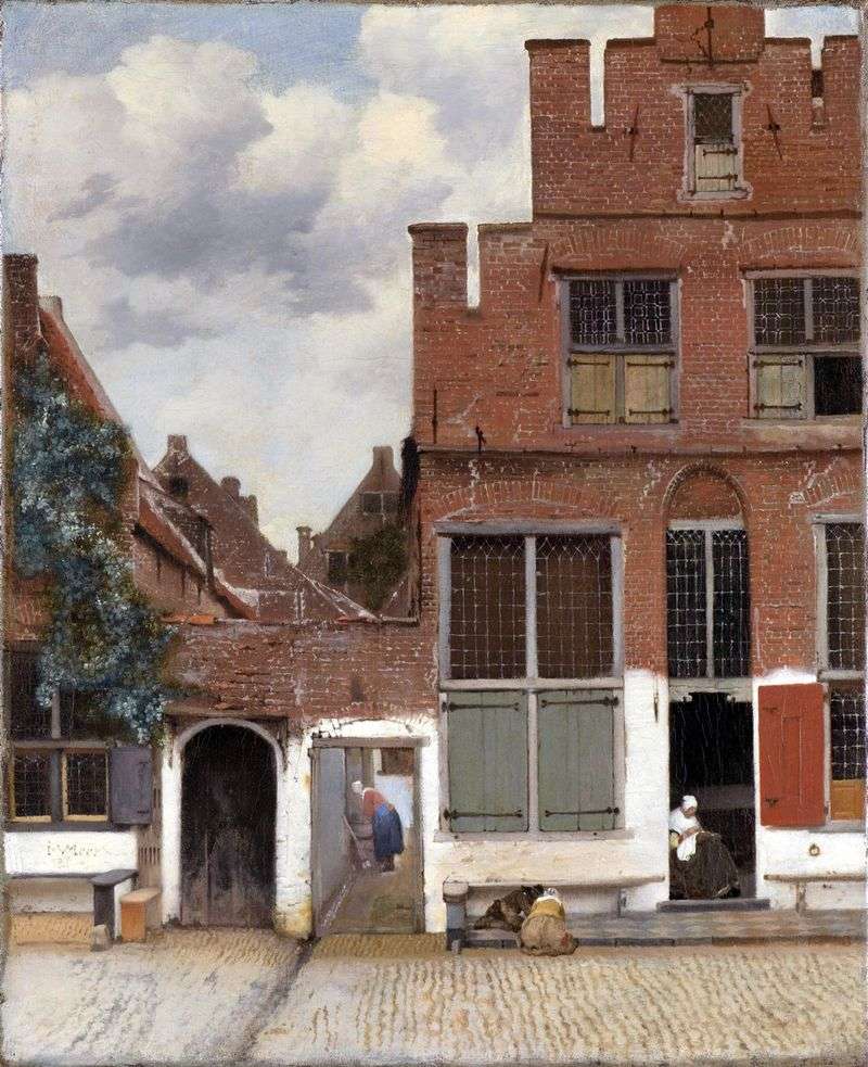 Delft Street   Jan Vermeer