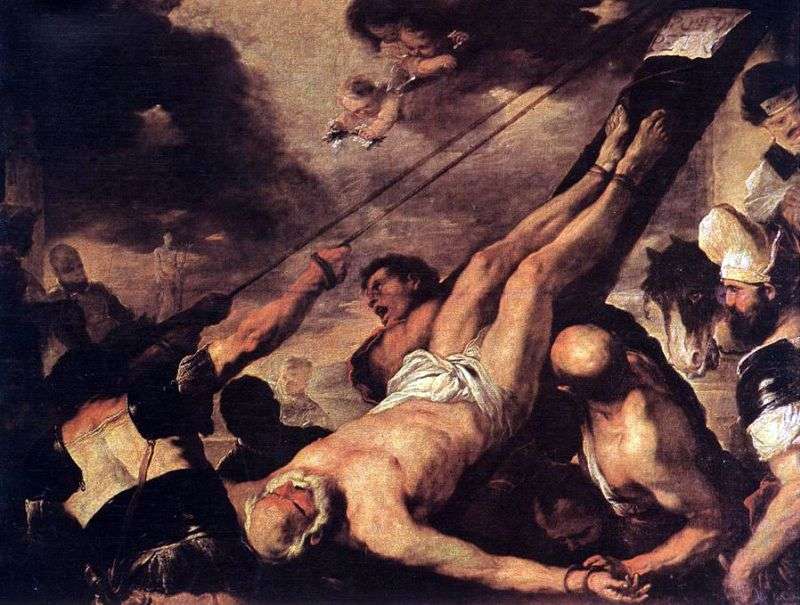 Crocifissione di San Pietro   Luca Giordano