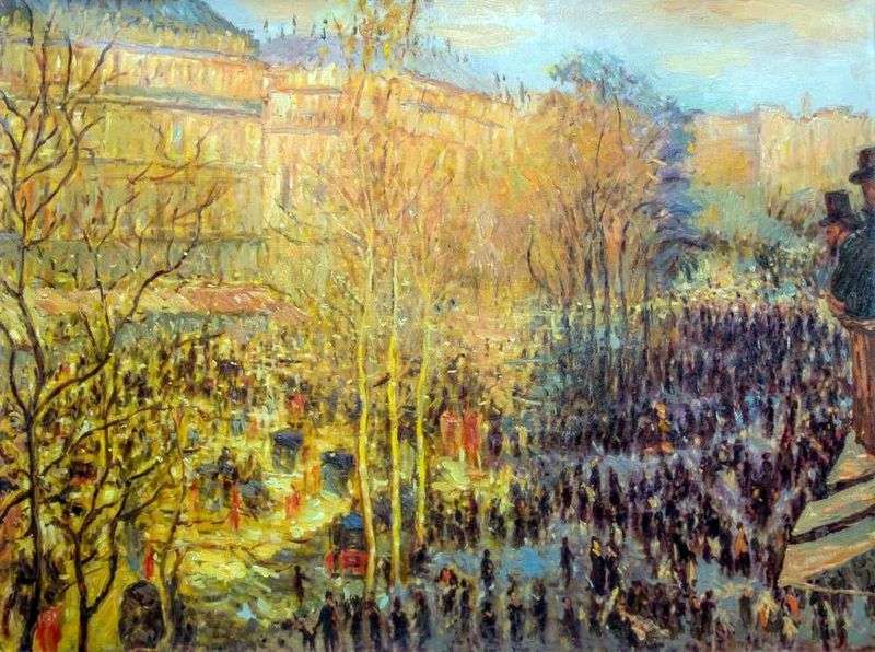 Boulevard des Capucines a Parigi   Claude Monet