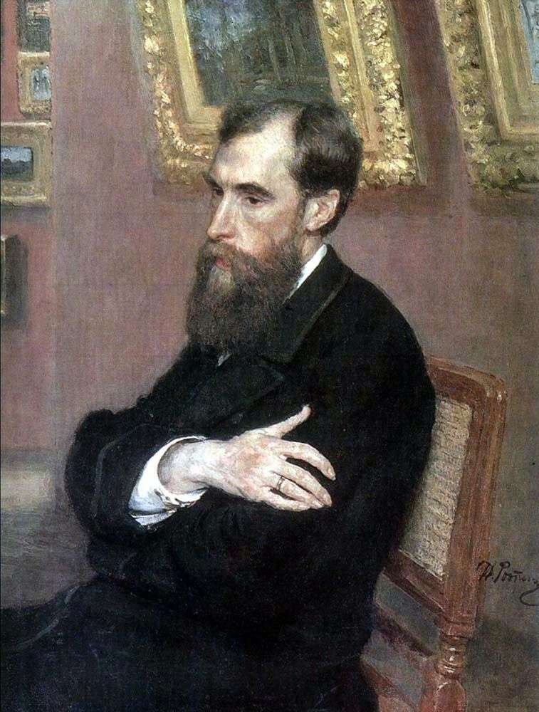 Ritratto di P. M. Tretyakov   Ilya Repin