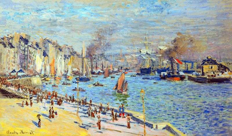 Vista del vecchio porto di Le Havre   Claude Monet