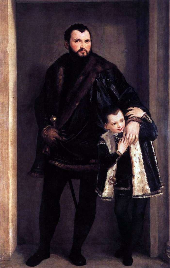 Il conte di Porto con suo figlio Adriano   Paolo Veronese