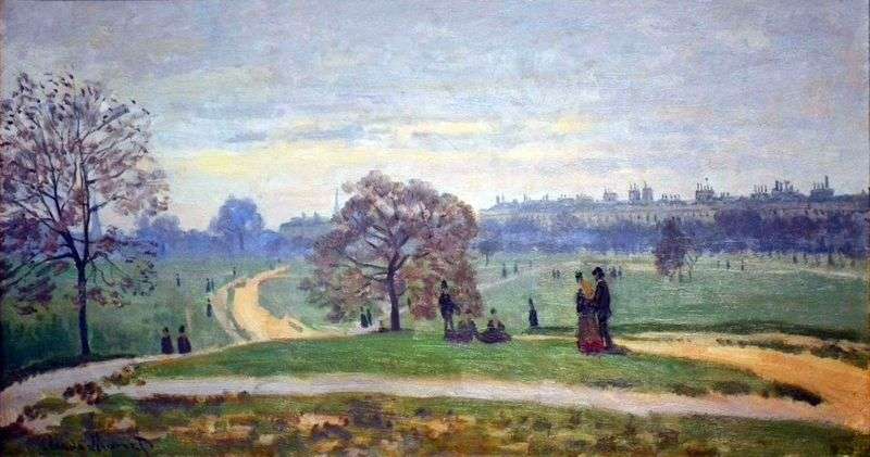 Hyde Park, Londra   Claude Monet