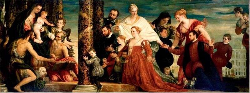 Famiglia Madonna e Kuchchin   Paolo Veronese