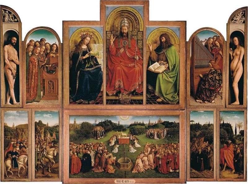 Altare di Gand   Apri vista dellaltare   Jan van Eyck