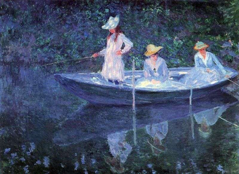 Ragazze in barca   Claude Monet