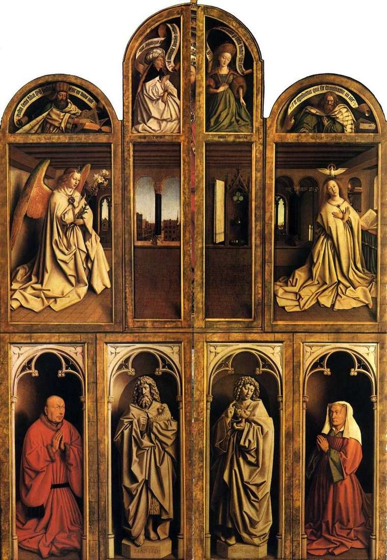Altare da uomo chiuso   Jan van Eyck