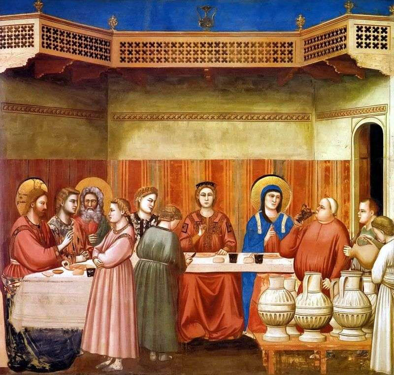 Matrimonio a Cana di Galilea   Giotto