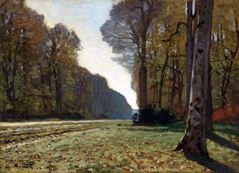 Road to Bass Bro, Fontainebleau   Claude Monet