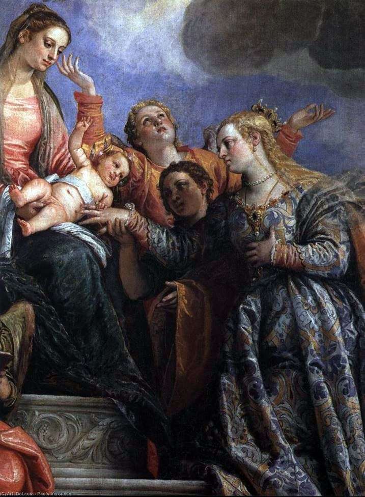 Il fidanzamento di Santa Caterina   Paolo Veronese