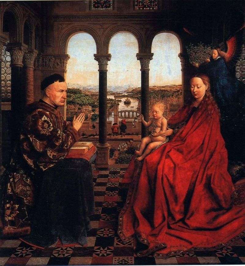 Il cancelliere della Madonna Rohlen   Jan van Eyck