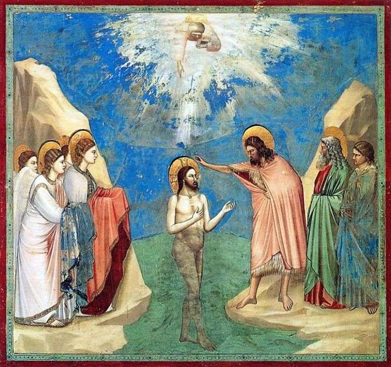Battesimo di Cristo   Giotto