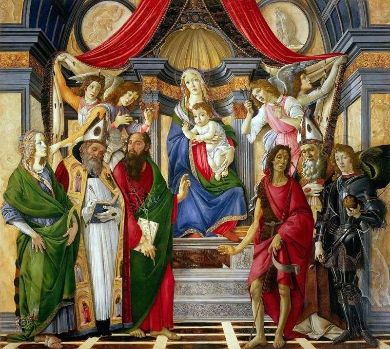 Altare dei SS. Barnaba   Sandro Botticelli
