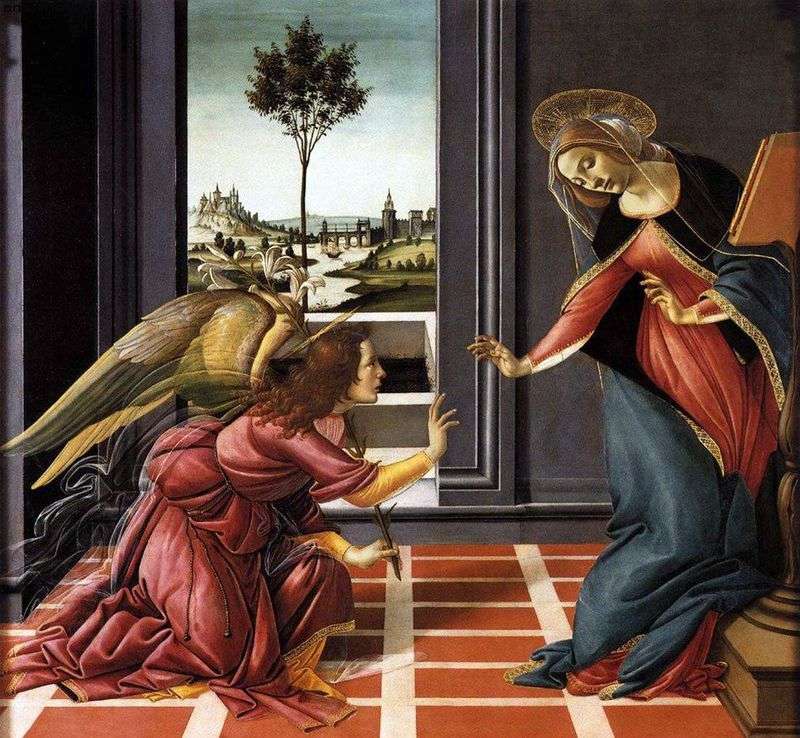 LAnnunciazione Chestello   Sandro Botticelli