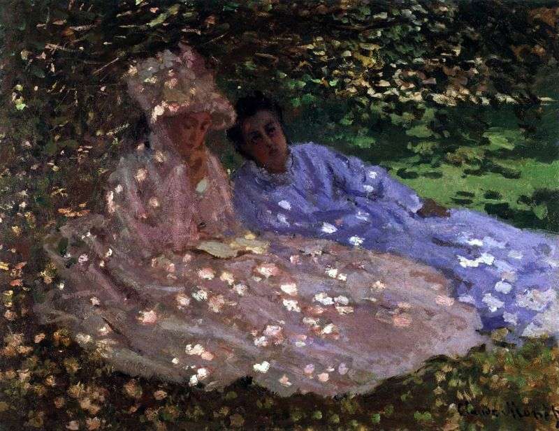 Madame Monet in giardino   Claude Monet