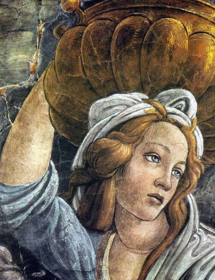 Figlia Jethro (frammento)   Sandro Botticelli