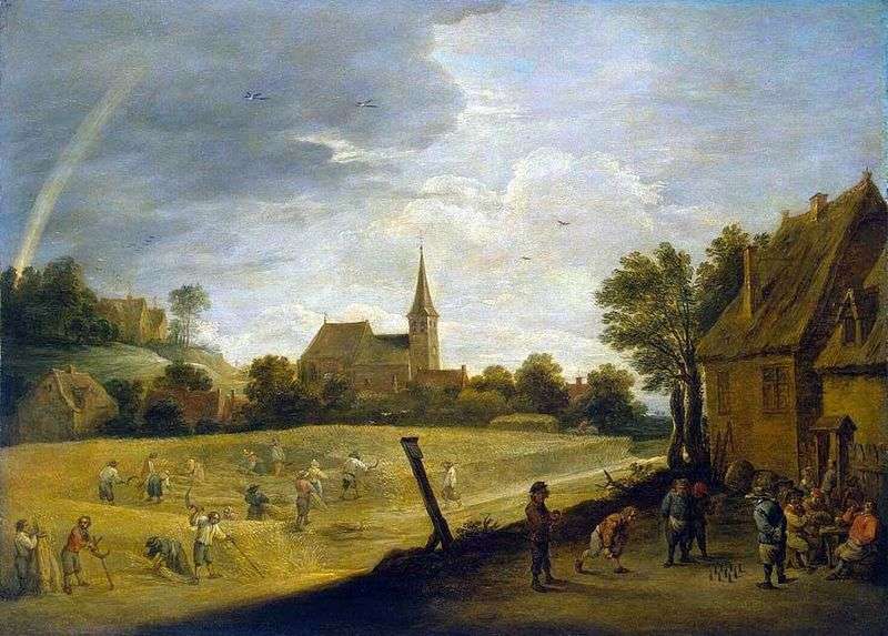Harvest (estate)   David Teniers