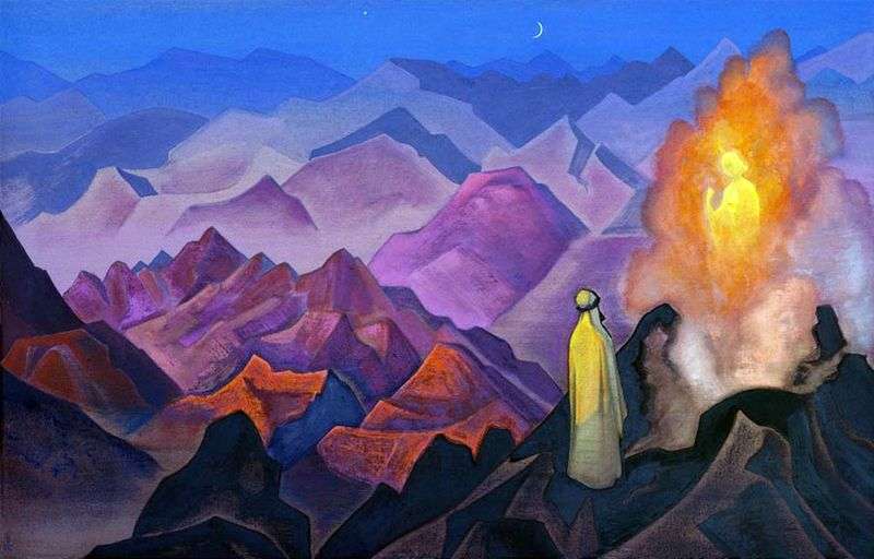 Mahomet sul monte Hira   Nicholas Roerich