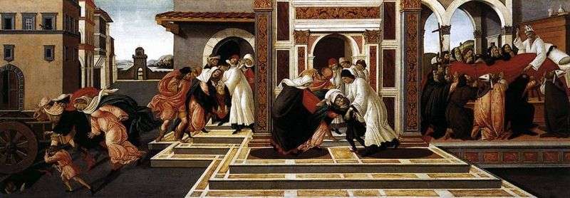 La storia di San Zinovy ​​  Sandro Botticelli