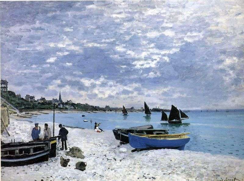 Spiaggia di St. Adresa   Claude Monet