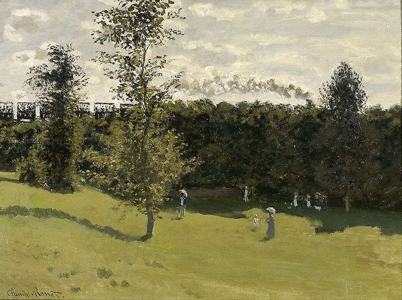 Treno fuoristrada   Claude Monet