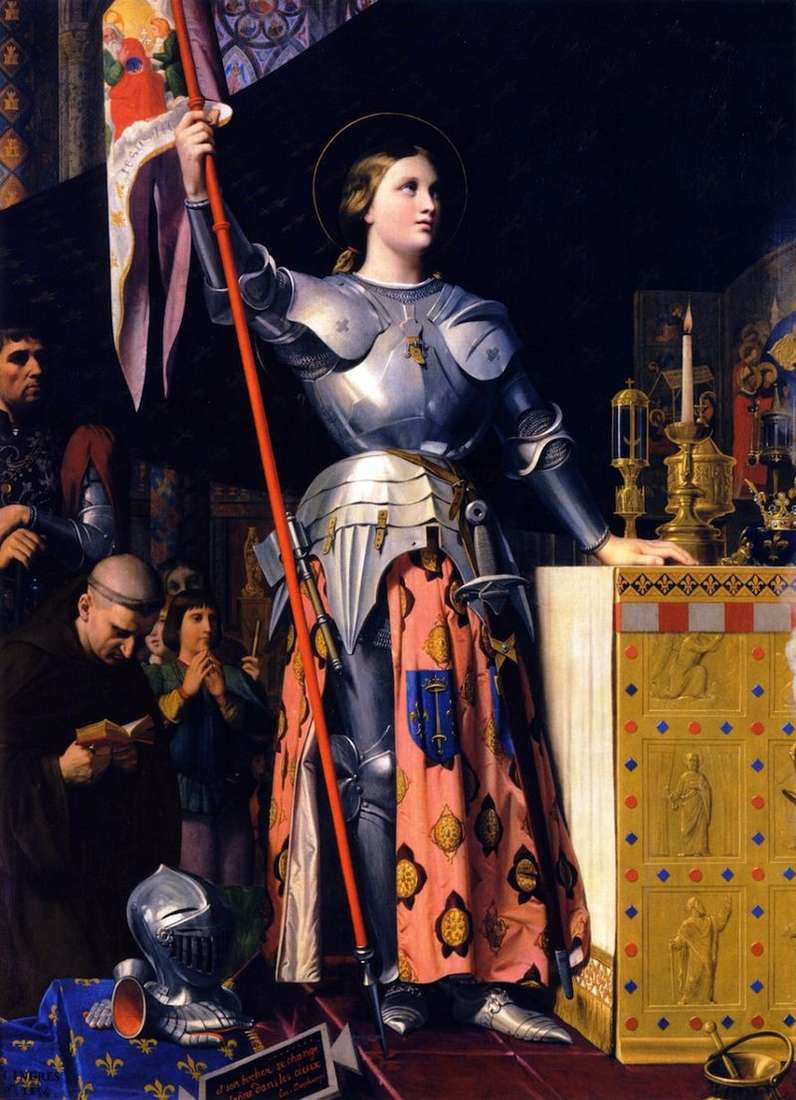 Jeanne dArc allincoronazione di Carlo VII   Jean Auguste Dominique Ingres
