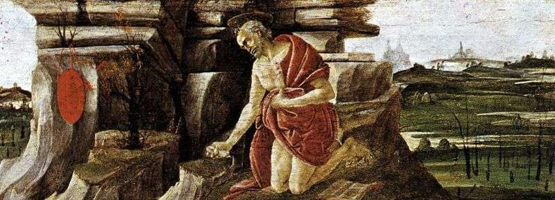Pentimento di San Girolamo   Sandro Botticelli